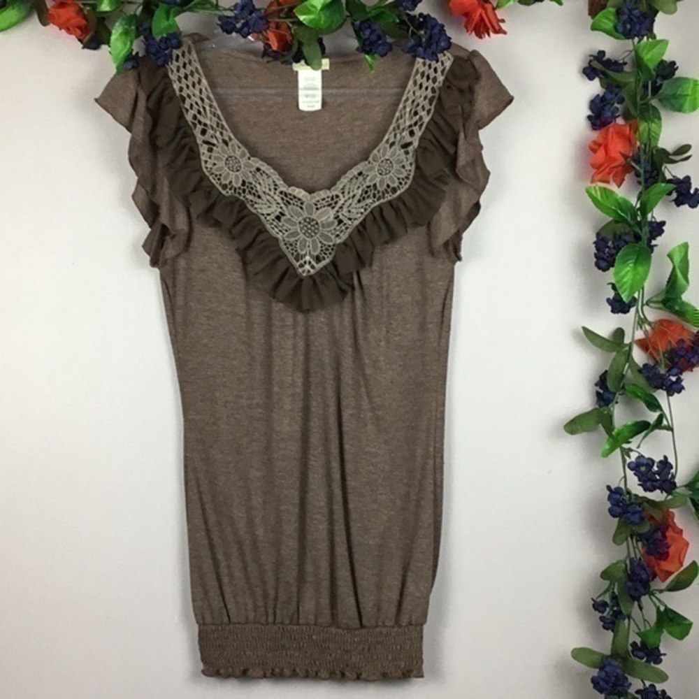 ANTHROPOLOGIE NICOLETTE Top Shirt Blouse Small